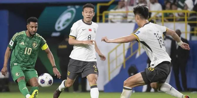 Hasil Kualifikasi Piala Dunia 2026 Zona Asia: Arab Saudi Menang 1-0 atas China, Indonesia Turun ke Posisi 4