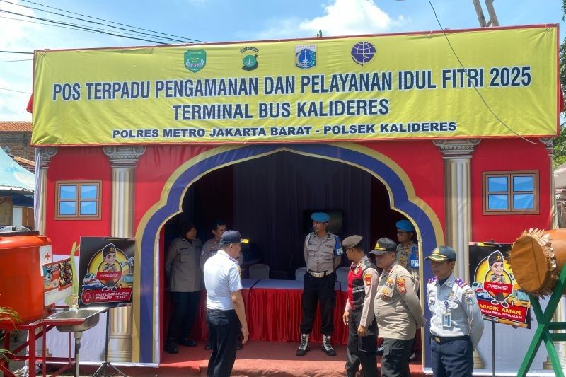 Posko Terpadu dan Kesehatan Lebaran 2025 di Terminal Kalideres Resmi Beroperasi