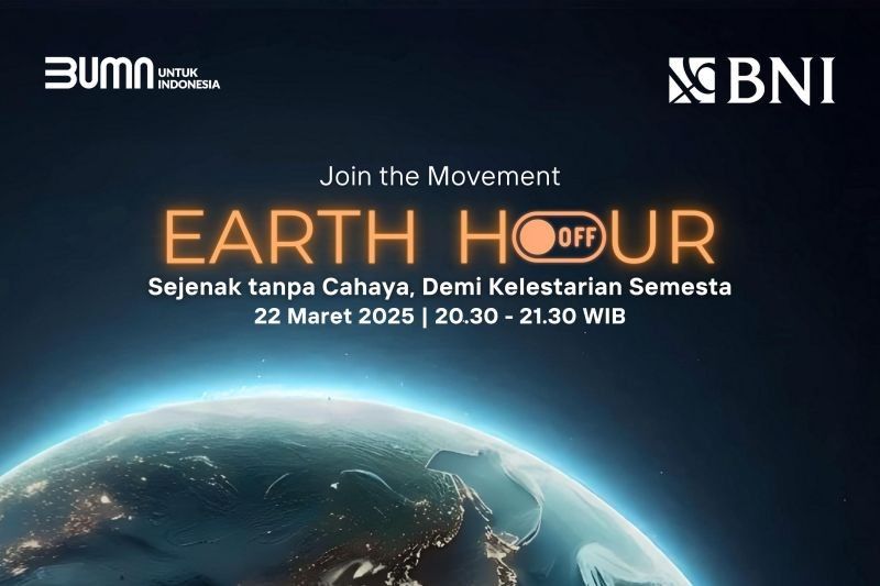 BNI Gelap Satu Jam: Kampanye Earth Hour 2025 untuk Bumi yang Lebih Baik