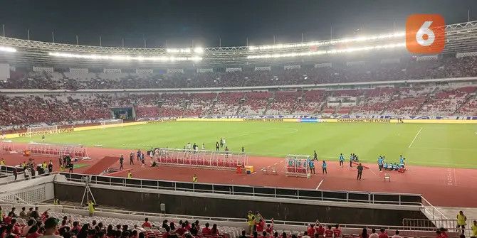 Penonton di Stadion GBK Kompak Teriak 'Mafia' saat Pemain Bahrain Pemanasan, Dapat Sambutan Panas