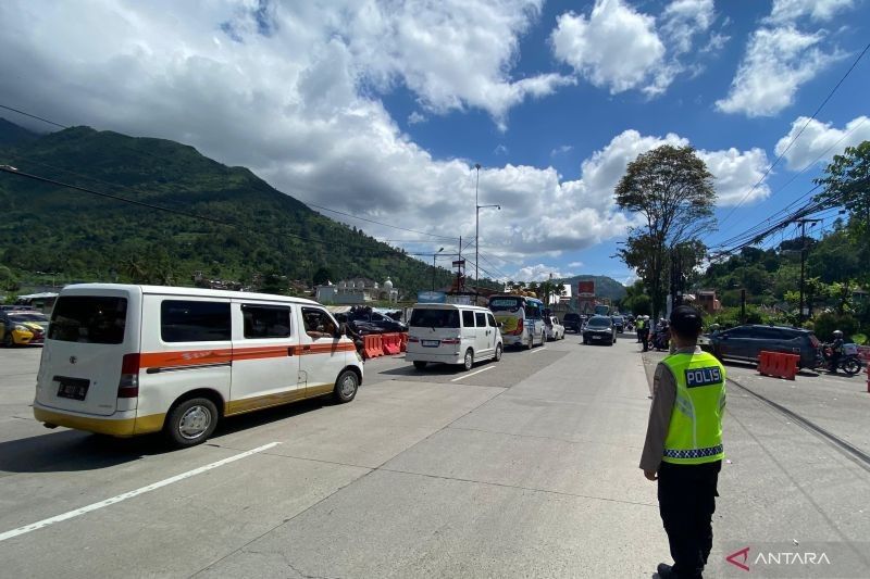 Polres Garut Siaga, Arus Balik Lebaran di Garut Normal