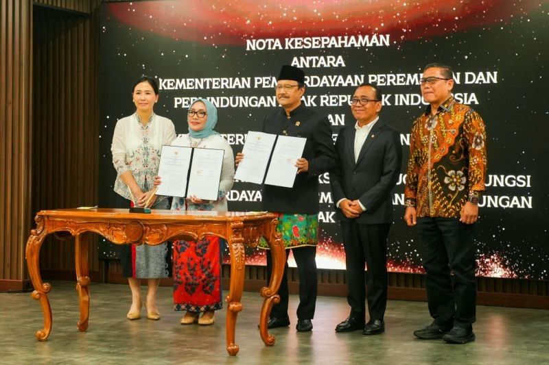 Mensos dan Menteri PPPA Jalin Sinergi Tingkatkan Pemberdayaan Perempuan