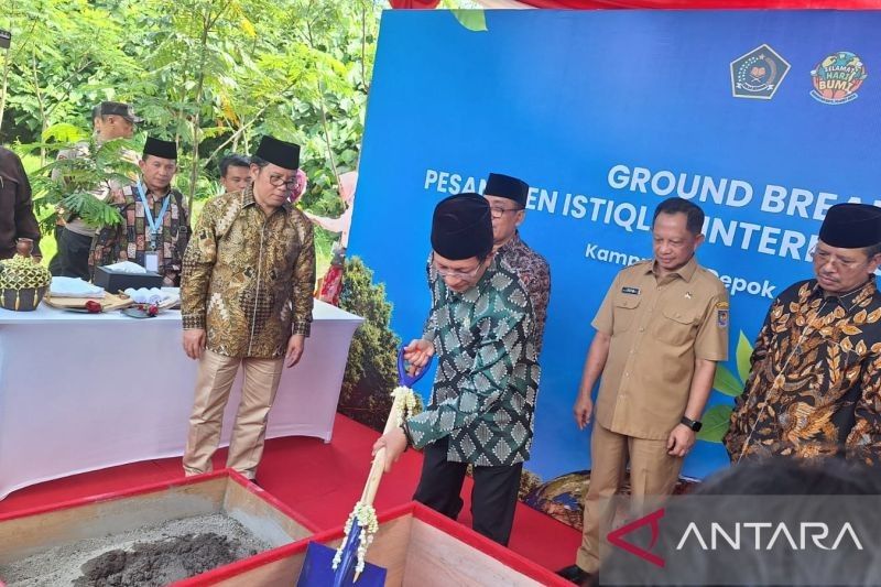 Menteri Agama Lepas Batu Pertama Pembangunan Ponpes Istiqlal Internasional