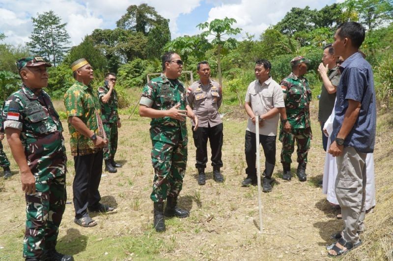 Danrem 172/PWY Tinjau Lokasi Program TNI AD Manunggal Air di Papua