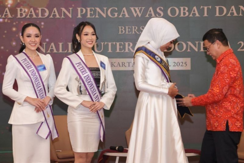 45 Finalis Puteri Indonesia Didapuk Jadi Duta Obat dan Makanan Aman