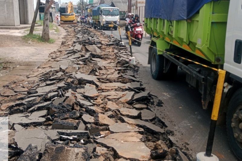 Jalan Rasuna Said Pinang Tangerang Diperbaiki, Konektivitas Menuju Tol dan Alam Sutera Meningkat