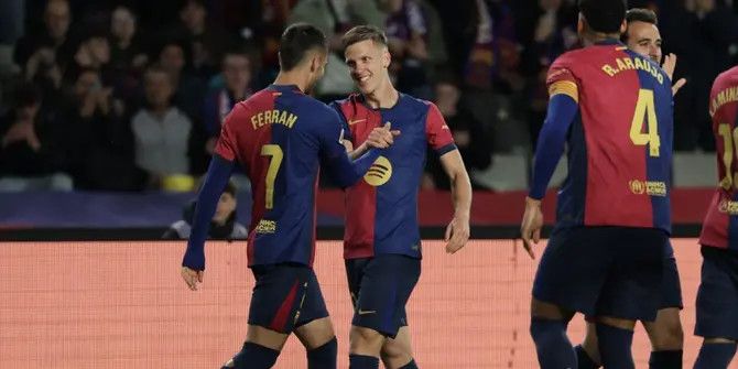 Barcelona Cuma Cetak 1 Gol dari 40 Tembakan, Begini Reaksi Hansi Flick