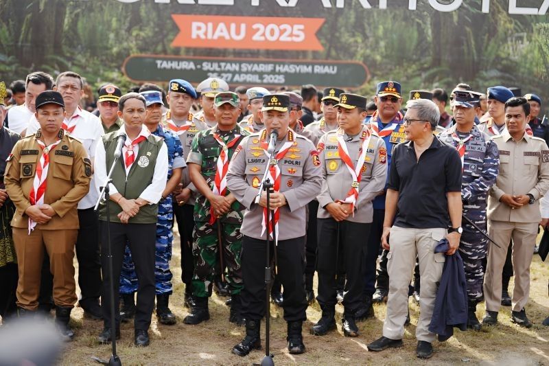Kapolri Tekankan Edukasi Pencegahan Karhutla Sejak Usia Dini