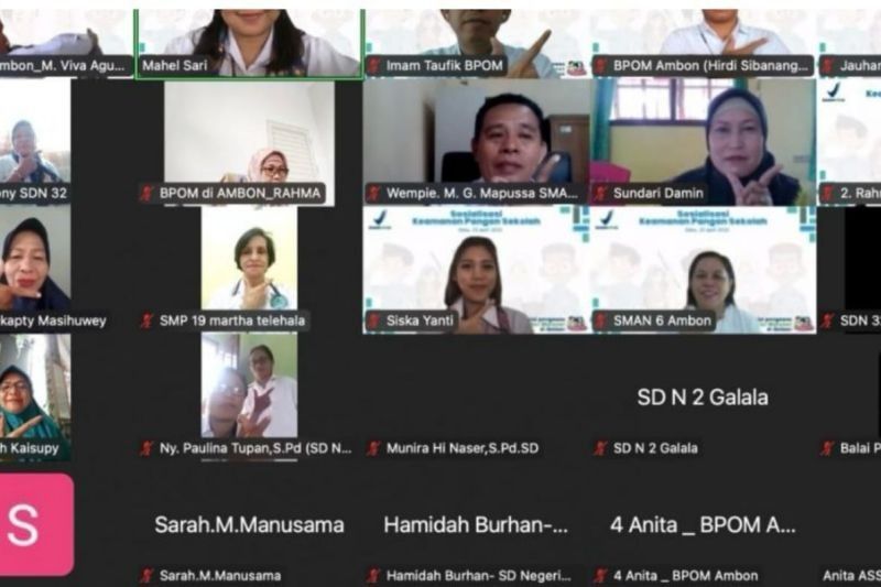BPOM Ambon Sosialisasikan Keamanan Pangan di Sekolah: Wujudkan Lingkungan Belajar Sehat