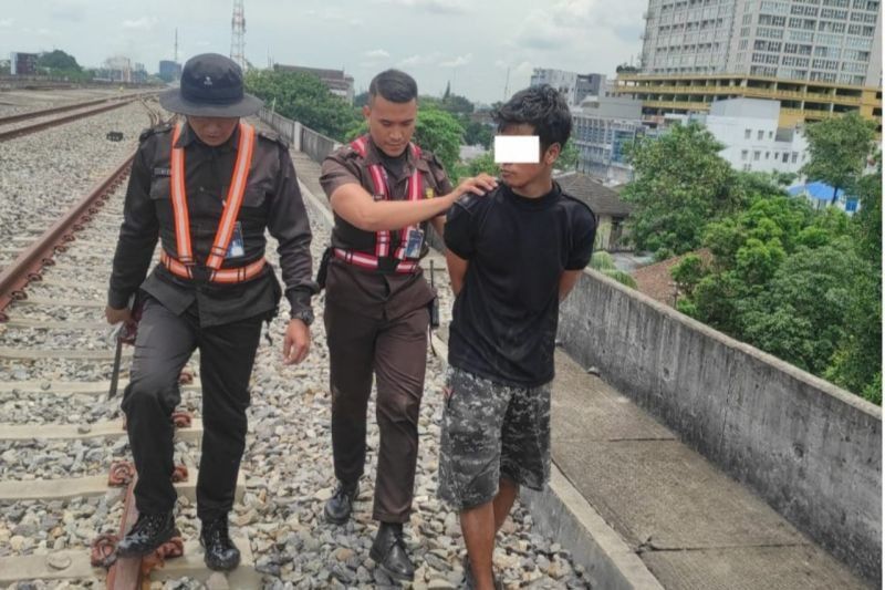 KAI Sumut Tangkap Pencuri Kabel Sinyal Kereta Api: Ancaman terhadap Keselamatan Perjalanan
