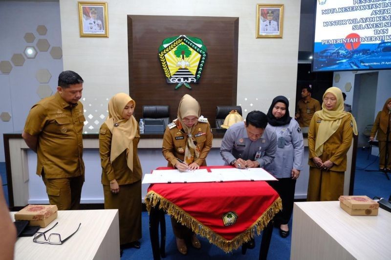 Kemenkumham Sulsel dan Pemkab Gowa Jalin MoU: Perlindungan Hukum dan Investasi Terjamin