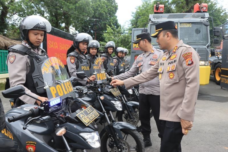 Polres Lombok Tengah Siap Amankan May Day 2025, Sarpras dan Personel Dikesiap Siagakan