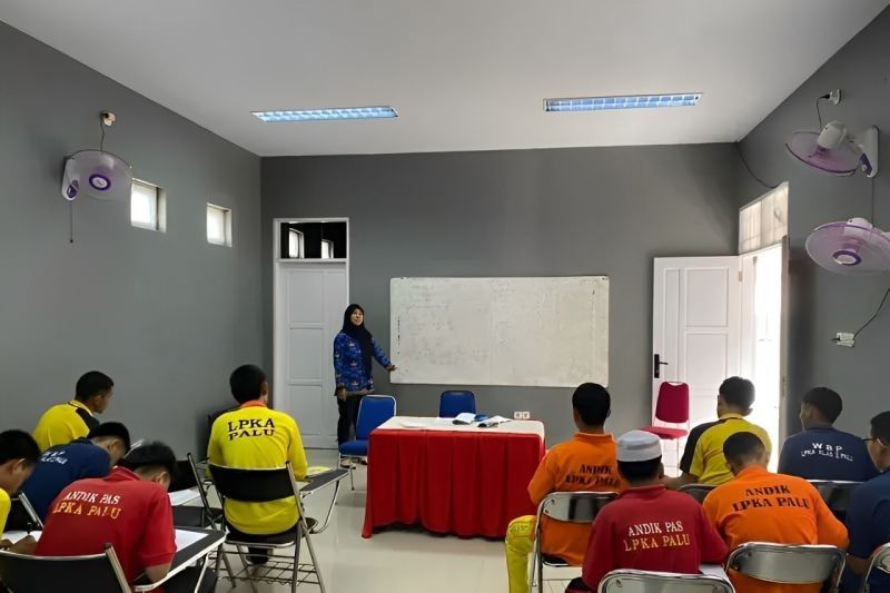 Anak Binaan LPKA Palu Ikuti USBN Kesetaraan, Wujudkan Hak Pendidikan