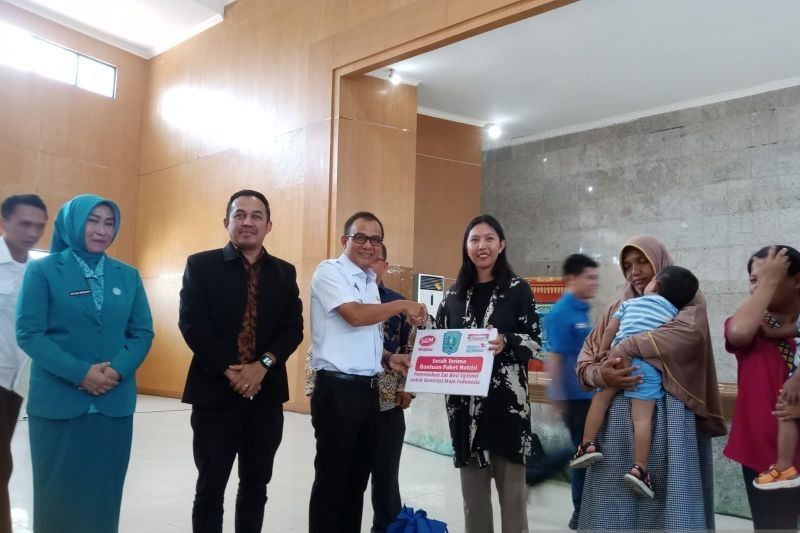 300 Anak di Belitung Terima Bantuan Nutrisi Cegah Stunting