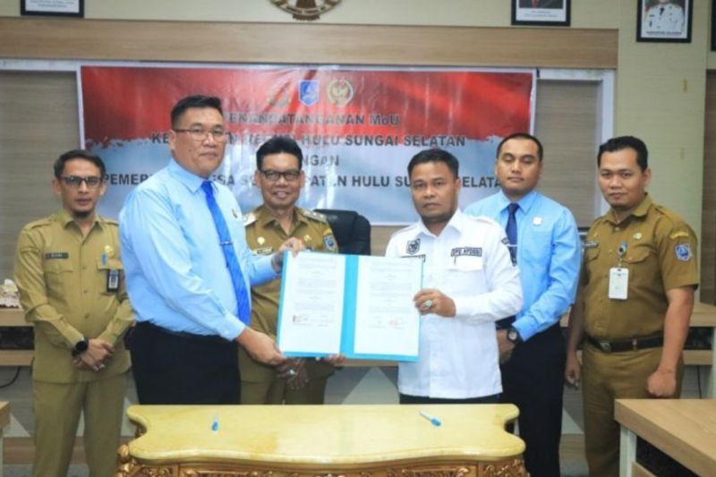 Pemkab HSS Jalin Kerja Sama dengan Kejari: Desa Mendapat Pendampingan Hukum