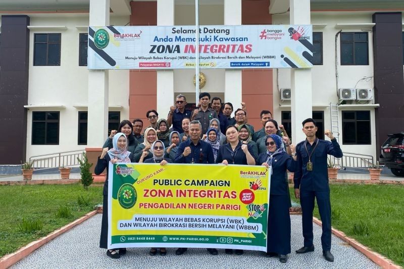 PN Parigi Gencarkan Kampanye Zona Integritas Menuju WBK