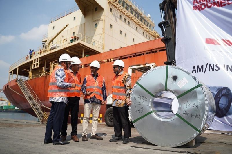 PT AM/NS Indonesia Ekspor 10.000 Ton Baja ke AS: Strategi Perluas Pasar Global