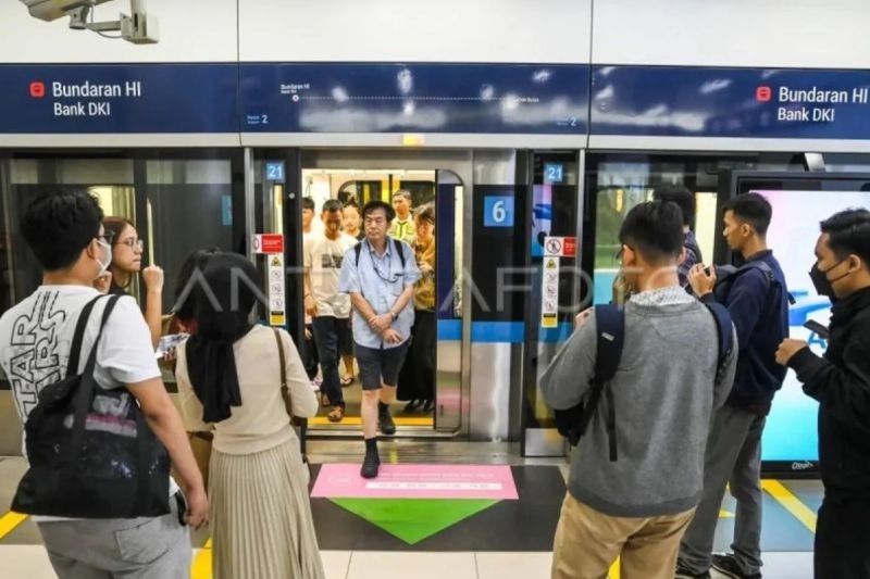 Pembangunan Stasiun MRT Jakarta Fase 2A Capai 87,38 Persen