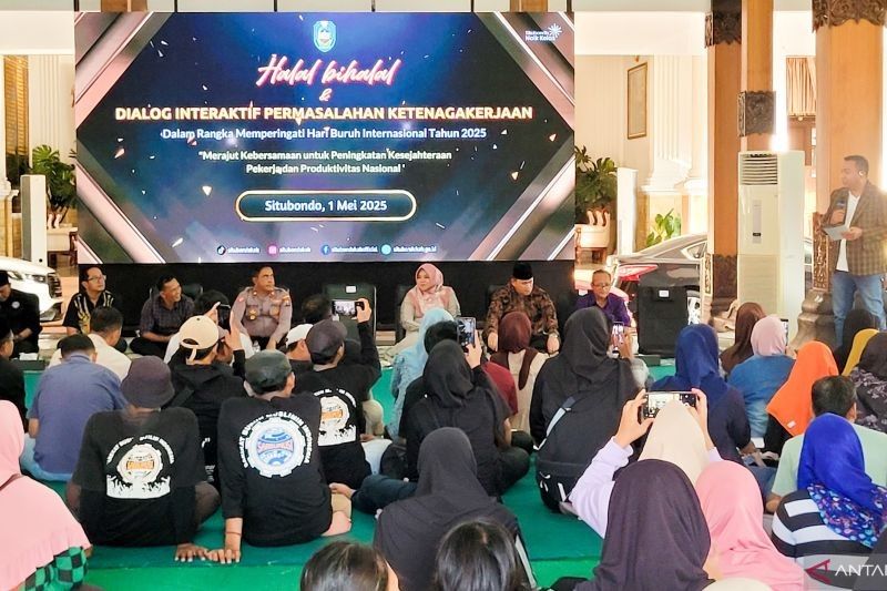 Dialog Memanas: Peringatan Hari Buruh di Situbondo Soroti Masalah THR, UMK, dan Status Karyawan