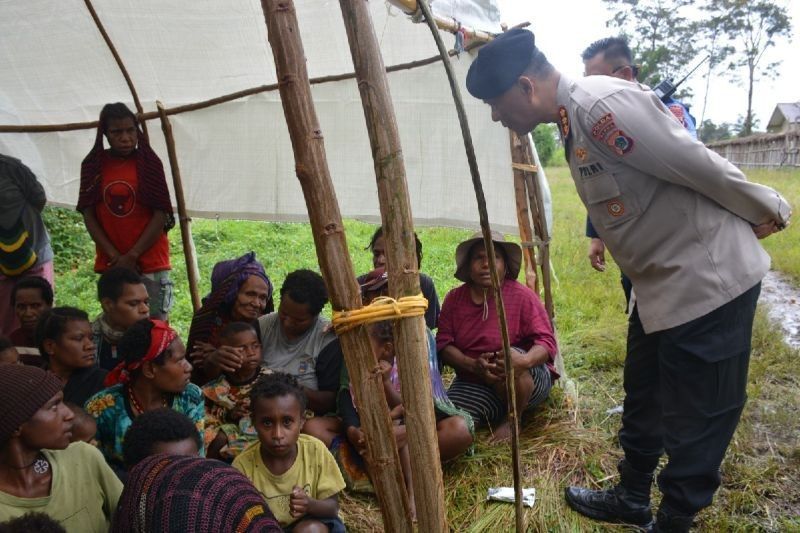 Polda Papua Tinjau Posko Darurat Bencana di Wamena, 22 Distrik Terdampak Banjir