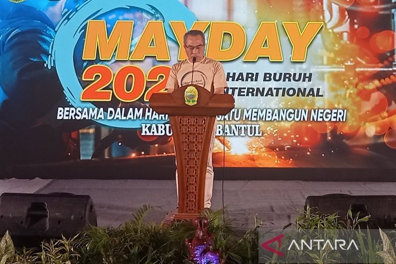 Bupati Bantul: May Day Kuatkan Hubungan Industrial Pengusaha dan Buruh