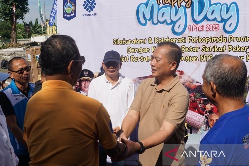 Gubernur NTB Ajak Buruh Bangun Daerah: Kolaborasi Kunci Kemajuan