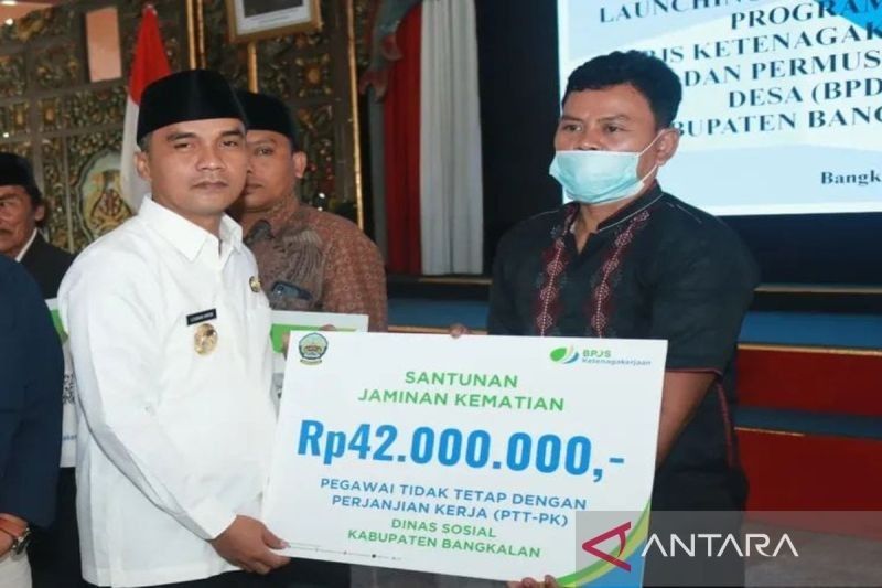 Pemkab Bangkalan Lindungi 1.736 Anggota BPD dengan Jamsostek