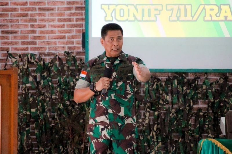 Kasdam XIII/Merdeka Tekankan Profesionalitas dan Loyalitas Prajurit di Palu