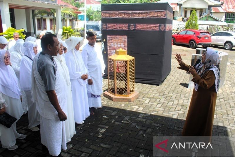 Kemenag Mitra Latih Calon Jamaah Haji dengan Simulasi Lempar Jumrah