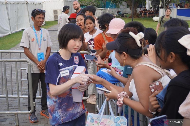 Keindahan Bali Bantu Ai Mori Raih Semifinal Panjat Tebing