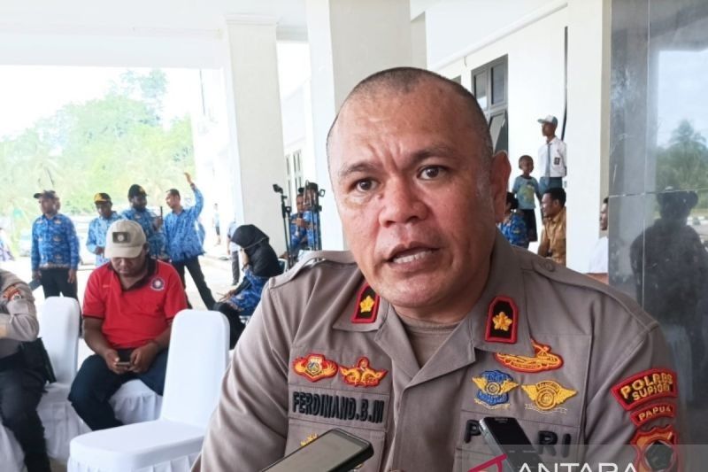 Polres Supiori Siagakan Personel untuk Amankan PSU Pilkada Papua