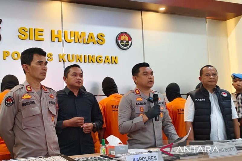 Polres Kuningan Ringkus 11 Pengedar Narkoba dalam Sebulan