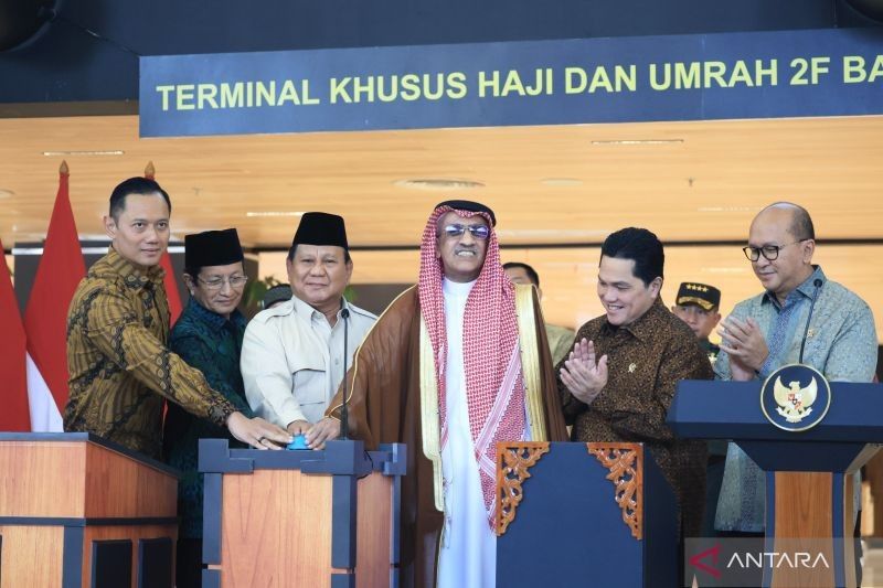 Prabowo Apresiasi Revitalisasi Terminal Haji dan Umroh Soetta: