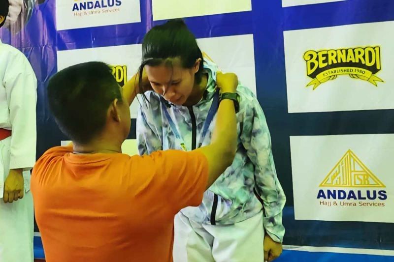 Prajurit Lantamal VI Makassar Raih Tiga Prestasi di Kejurnas Karate Piala Kodiklatal 2025