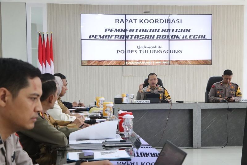 Polres Tulungagung Bentuk Satgas Internal untuk Perangi Rokok Ilegal
