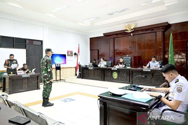 Sidang Perdana Oknum TNI AL Pembunuh Jurnalis Muda di Banjarbaru