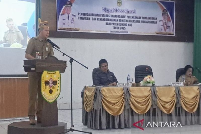 Pendapatan Pemkab Gunung Mas Triwulan I Capai Rp24 Miliar, Bupati Dorong Inovasi