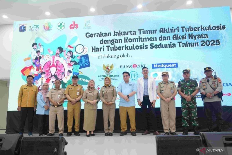 2.645 Kasus TBC Terdeteksi di Jakarta Timur hingga Maret 2025