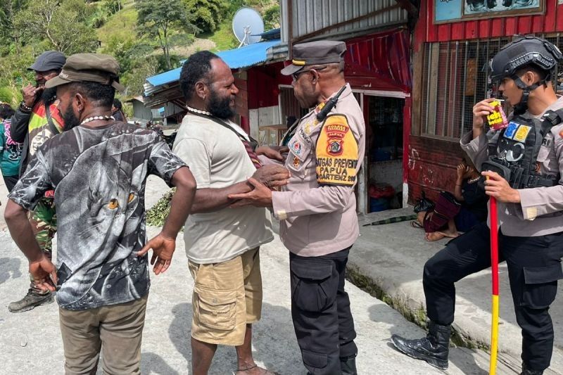 Polres Tolikara Patroli, Jamin Keamanan Warga Karubaga