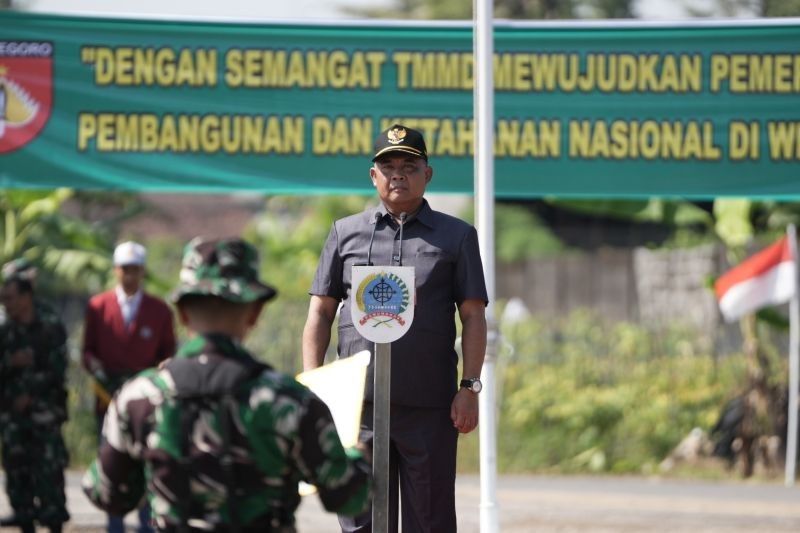 TMMD di Sleman: Wujud Kemanunggalan TNI dan Rakyat, Bangun Infrastruktur dan Nilai Kebangsaan