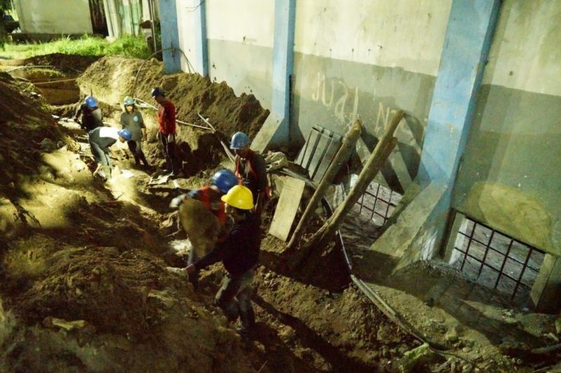 Pelindo Panjang Perbaiki Drainase Cegah Banjir di Bandarlampung
