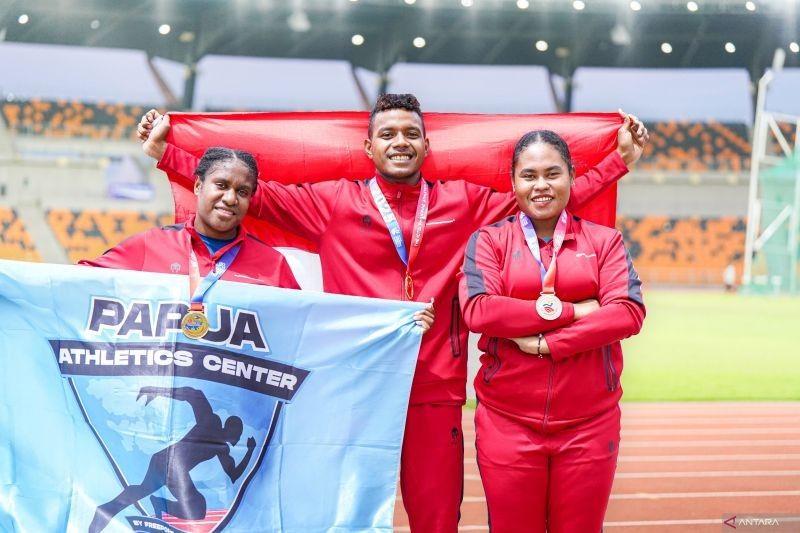 Atlet Muda Papua Raih 2 Emas dan 1 Perunggu di Kejuaraan Atletik Filipina