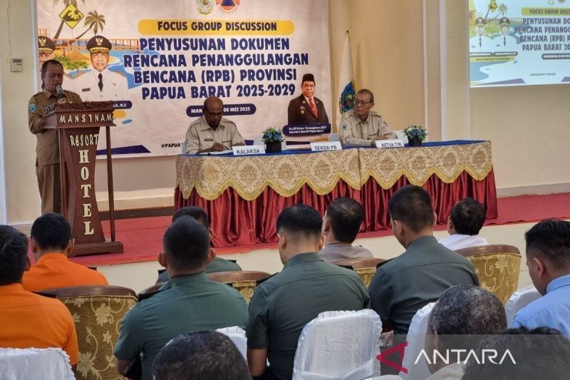 Papua Barat Siapkan Dokumen Penanggulangan Bencana 2025-2029