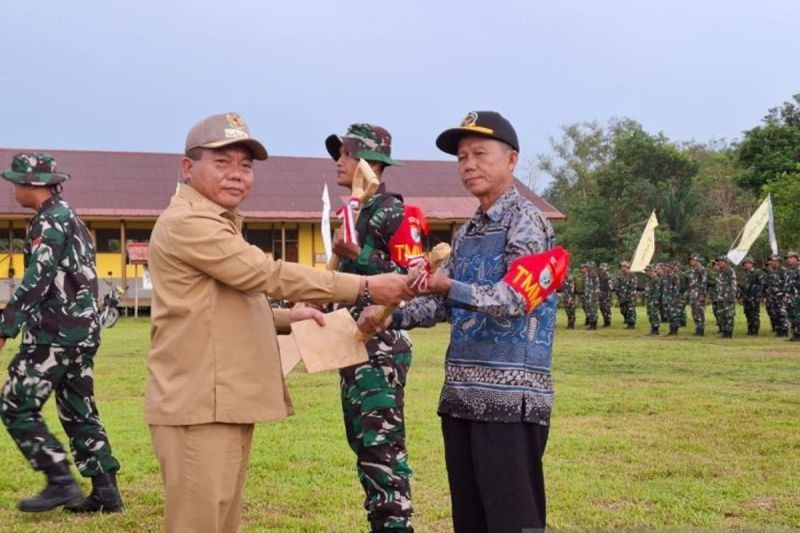 Pemkab Kapuas Dukung Penuh TMMD di Desa Lamunti Permai, Tingkatkan Kesejahteraan Warga