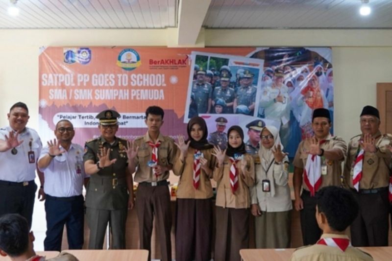 Satpol PP Jakarta Barat Edukasi Pelajar SMA/SMK Sumpah Pemuda: Ubah Stigma Negatif Jadi Apresiasi