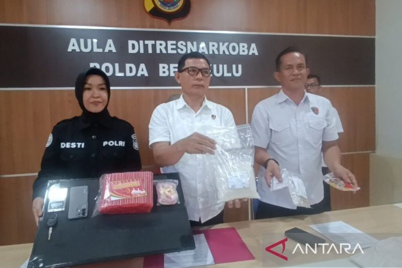 Kurir Paket di Bengkulu Terancam Hukuman Seumur Hidup karena 1,3 Kg Sabu