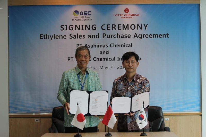 Lotte Chemical dan Asahimas Chemical Jalin Kemitraan Strategis Pasok Etilena, Perkuat Industri Petrokimia Nasional