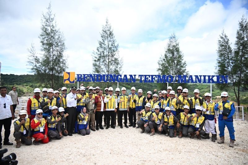 PTPP: Progres Pembangunan Bendungan Manikin Capai 83,1 Persen!