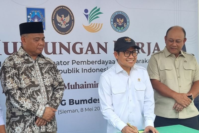 Menko PM Muhaimin Resmikan SPPG BUMDES Sleman, Dorong Kesuksesan Program Makan Bergizi
