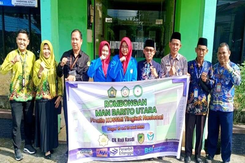 Siswi MAN Barito Utara Harumkan Kalteng di KOSSMI 2025